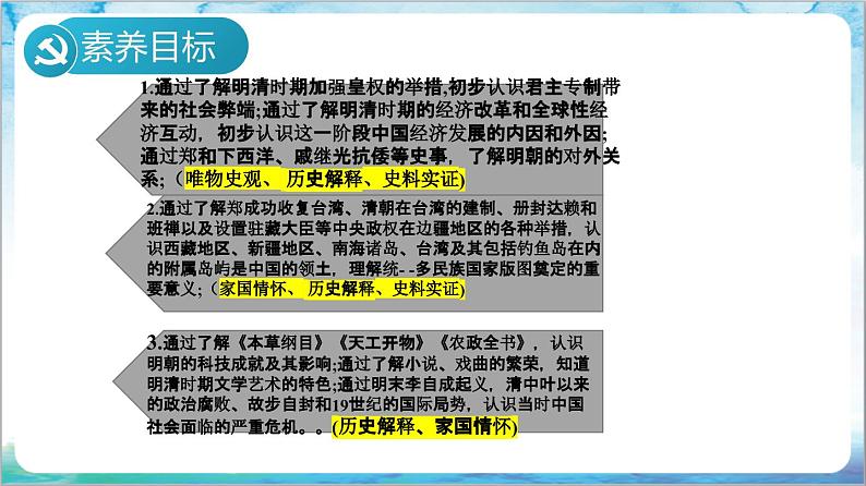 人教部编版历史七年级下册 第三单元《明清时期：统一多民族国家的巩固与发展》复习课件+复习学案+单元测试02