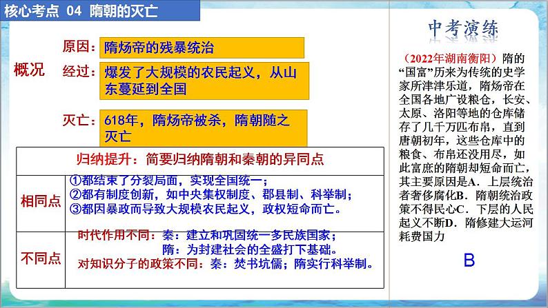 人教部编版历史七年级下册期中复习课件+期中卷+专项练习（小论文观点论述题）05