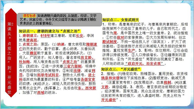 人教部编版历史七年级下册期中复习课件+期中卷+专项练习（小论文观点论述题）05