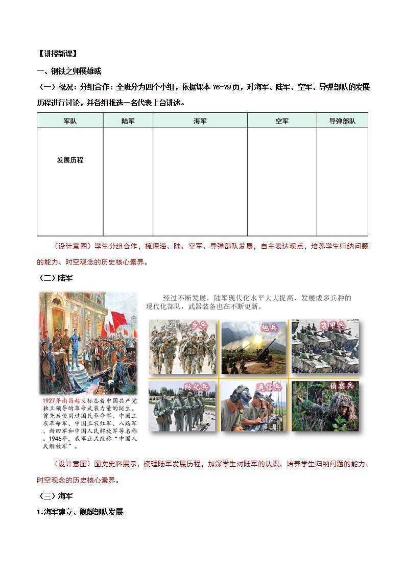 人教部编版历史八年级下册 第15课《钢铁长城》课件+教案02