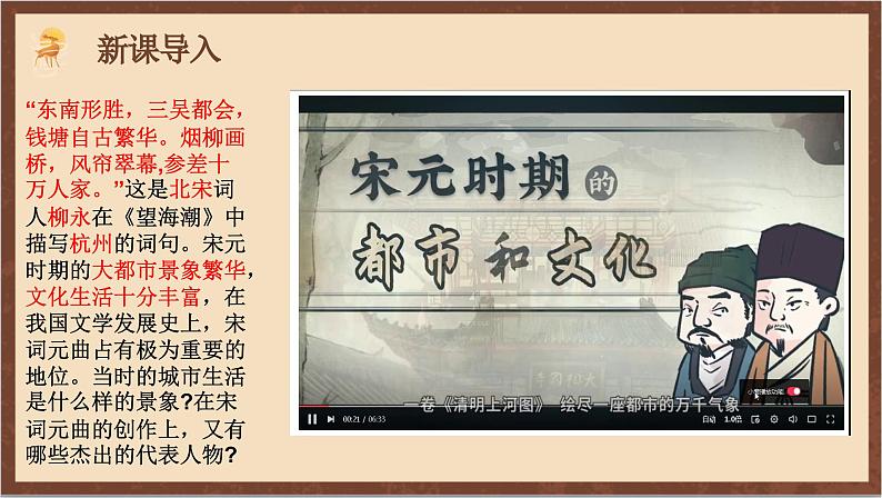 人教部编版历史七年级下册第12课《宋元时期的都市和文化》课件第2页