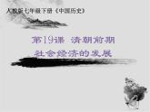 3.19清朝前期的社会经济发展 课件+2023--2024学年部编版七年级历史下学期