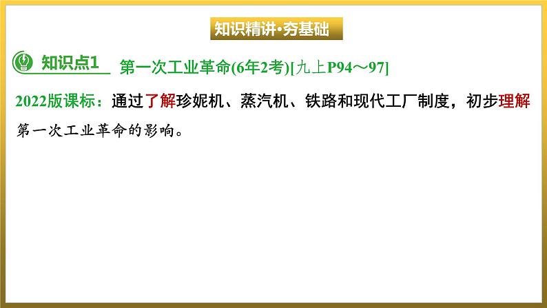第七单元　工业革命和国际共产主义运动的兴起++单元复习课件+2023--2024学年部编版福建省九年级历史上学期08