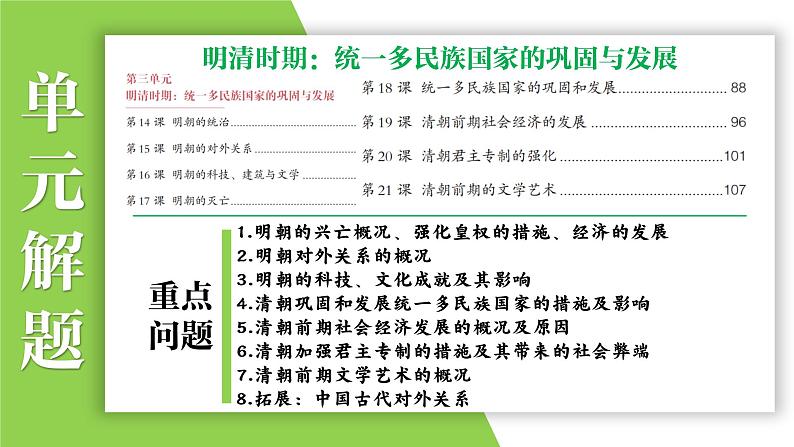 七年级下册第三单元  明清时期：统一多民族国家的巩固与发展-2024年中考历史一轮复习课件（部编版）05