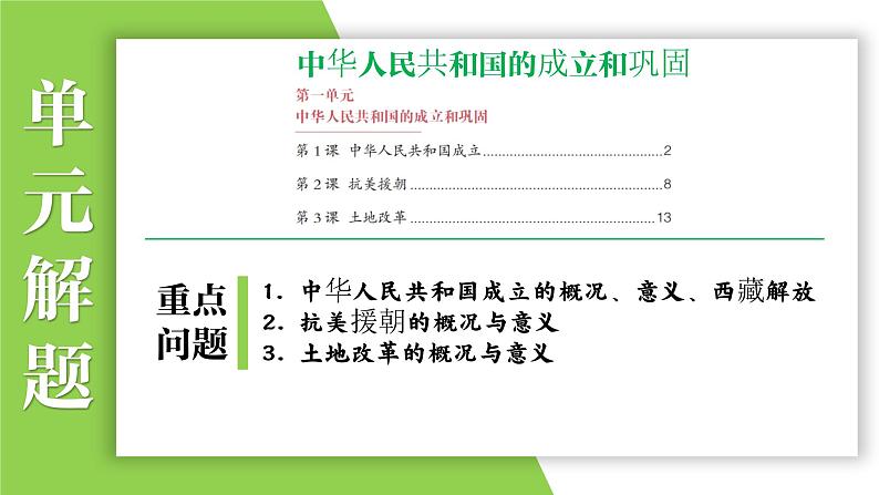 八年级下册第一单元  中华人民共和国的成立和巩固-2024年中考历史一轮复习课件（部编版）05