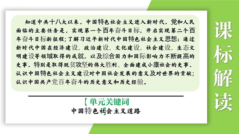 八年级下册第三单元  中国特色社会主义道路-2024年中考历史一轮复习课件（部编版）第6页