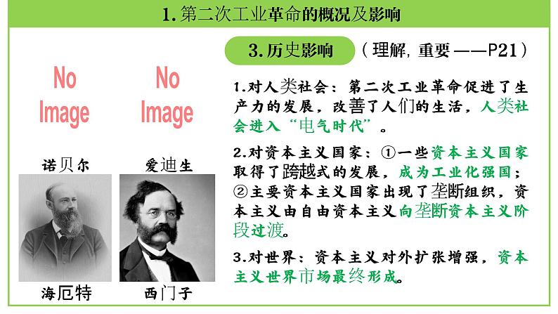 九年级下册第二单元  第二次工业革命和近代科学文化-2024年中考历史一轮复习课件（部编版）第8页