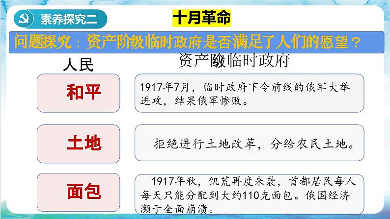 【核心素养】 人教部编版历史九年级下册9《 列宁与十月革命》课件+学案08