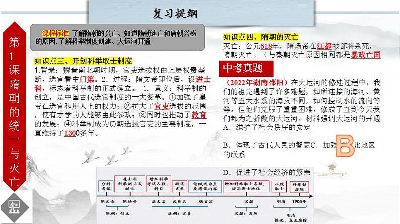 七年级历史下册期中考前核心考点过过过（复习课件）06