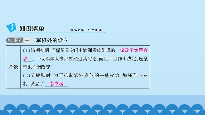 统编版历史七年级下册 第三单元 明清时期 统一多民族国家的巩固与发展习题课件03