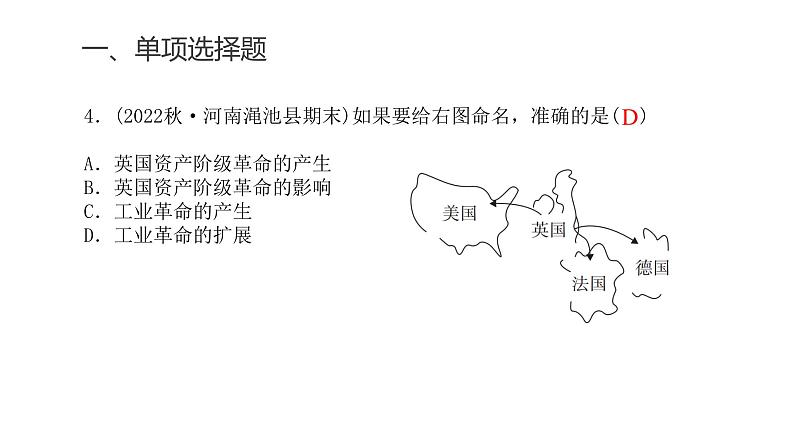 中考历史复习专题十三工业革命与马克思主义的诞生课件第6页