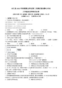 四川省泸州市合江县合江少岷初中2022-2023学年部编版八年级下学期期末定时作业历史试题