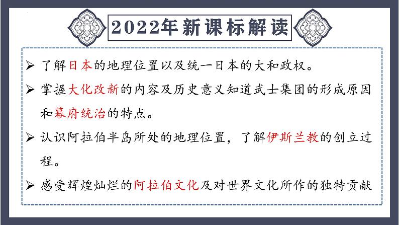 专题25 封建时代的亚洲国家（课件）-2024年中考历史一轮大单元复习必备课件（人教部编版）第3页