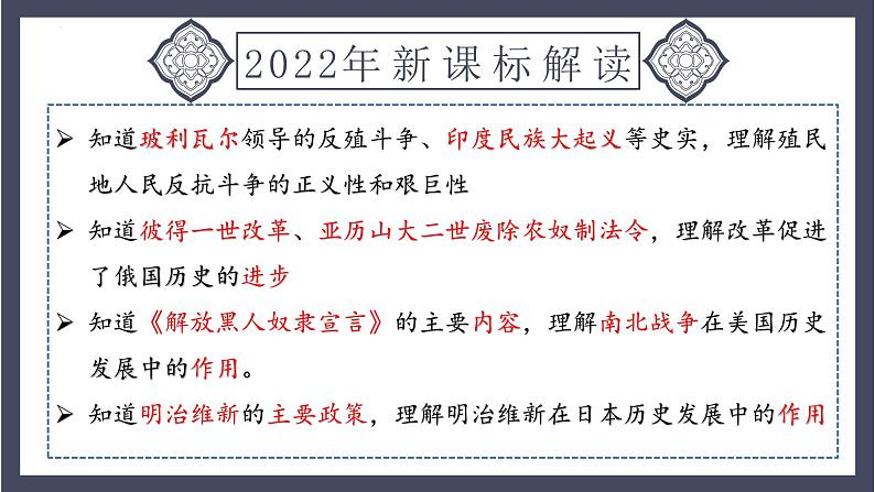 专题29 殖民地人民的反抗与资本主义制度的扩展（课件）-2024年中考历史一轮大单元复习必备课件（人教部编版）第3页