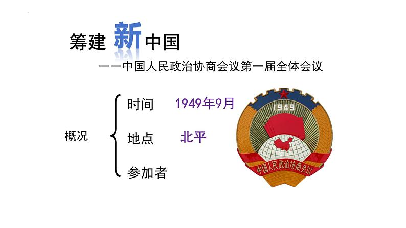 1.1+中华人民共和国成立++课件++2023-2024学年统编版八年级历史下册第3页