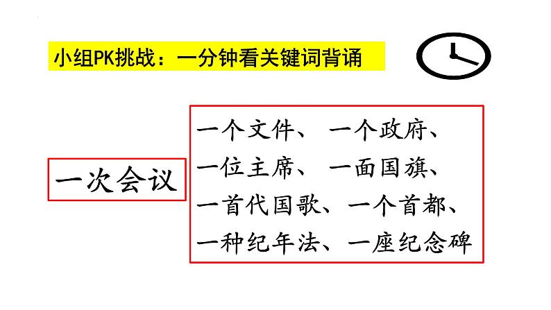 第一单元：中华人民共和国的成立和巩固 单元复习课件PPT06