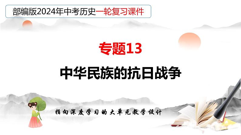 专题13 中华民族的抗日战争（课件）-备战2024年中考历史一轮复习课件+讲义（部编版）第3页