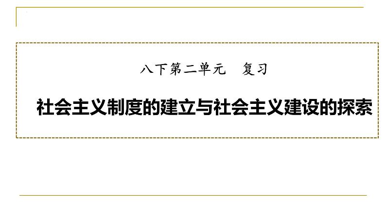 第二单元++社会主义制度的建立与社会主义建设的探索+课件++2023--2024学年部编版八年级历史下学期第1页