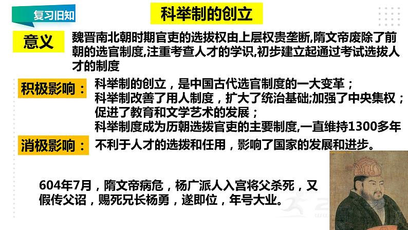 第一单元 隋唐时期：繁荣与开放的时代 精品复习课件06