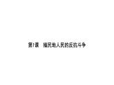 1.1殖民地人民的反抗斗争+课件+2023-2024学年统编版九年级历史下册
