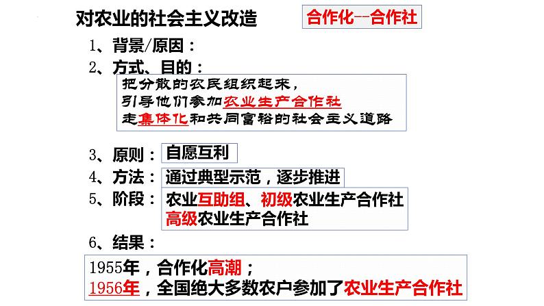 2.5+三大改造++课件++2023-2024学年统编版八年级历史下册 (1)第5页