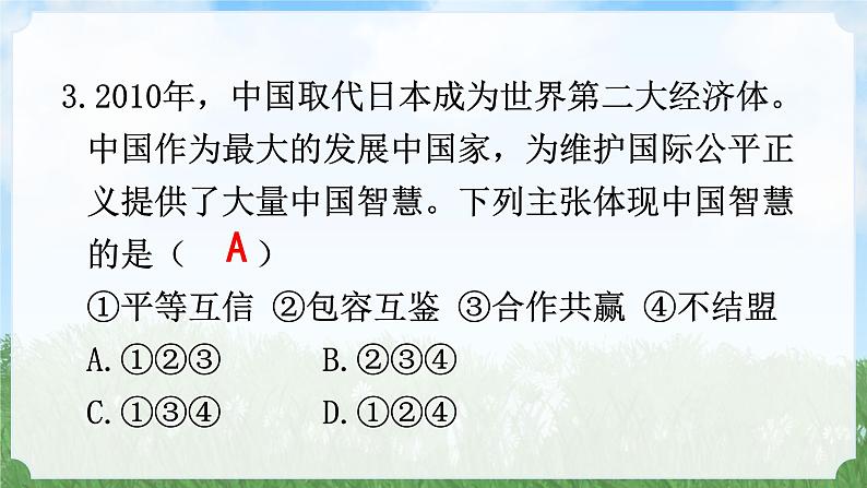 历史9年级下册（21）冷战后的世界格局-教案+习题+习题课件08