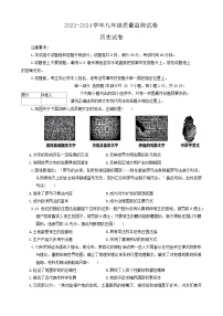 2024年河南省洛阳市九年级中考一模历史试题