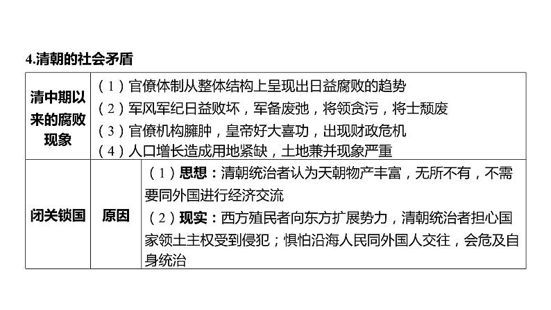 2024河南中考历史一轮复习板块一 中国古代史主题七 明清时期_统一多民族国家的巩固与发展课件第8页