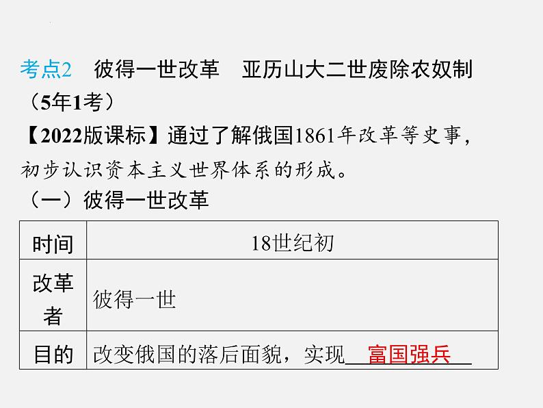 2024年广东省中考历史一轮复习课件：第四单元　殖民地人民的反抗与资本主义制度的扩展  课件08