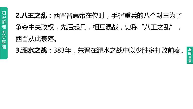 中考历史总复习一轮复习课件：主题04　三国两晋南北朝时期：政权分立与民族交融（含答案）06