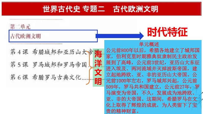 中考历史一轮复习经典备课课件 古代欧洲文明（含答案）04