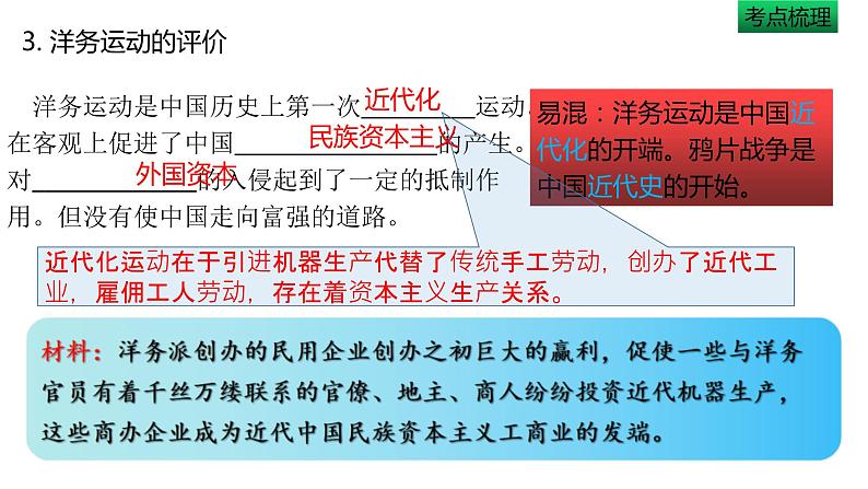 中考历史一轮复习经典备课课件 近代化的早期探索与民族危机的加剧（含答案）第8页