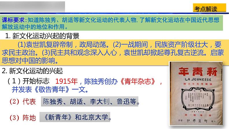 中考历史一轮复习经典备课课件 新民主主义革命的开始（含答案）第3页