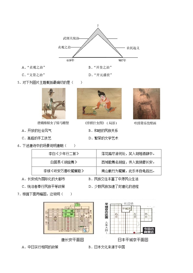 七年级历史期中模拟卷01（全国通用）（考试版A4）【考试范围：第1-11课】第2页