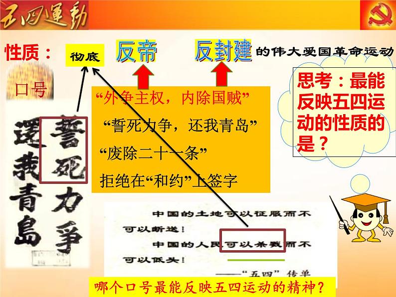 4.13+五四运动++课件++2023--2024学年部编版八年级历史上学期第7页