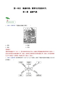 中考历史一轮复习七下课时练习第3课 盛唐气象（含解析）