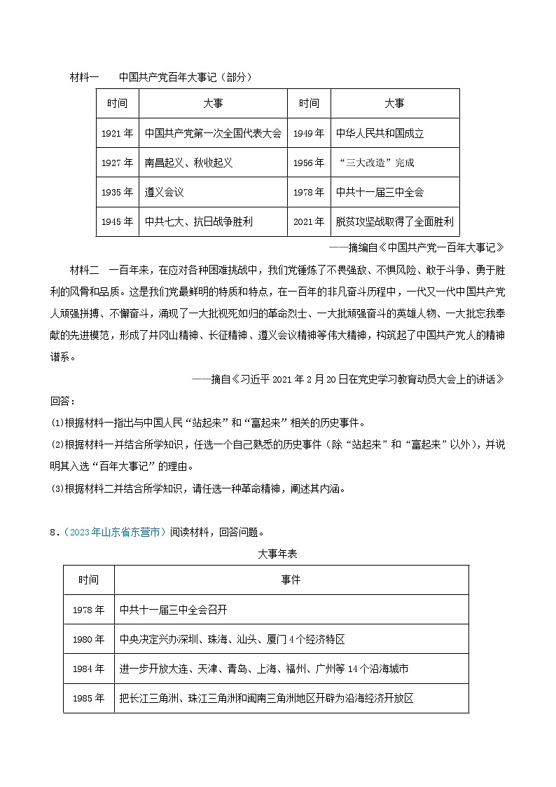 专题17  中国特色社会主义道路（第02期）（全国通用）（原卷版） 第3页