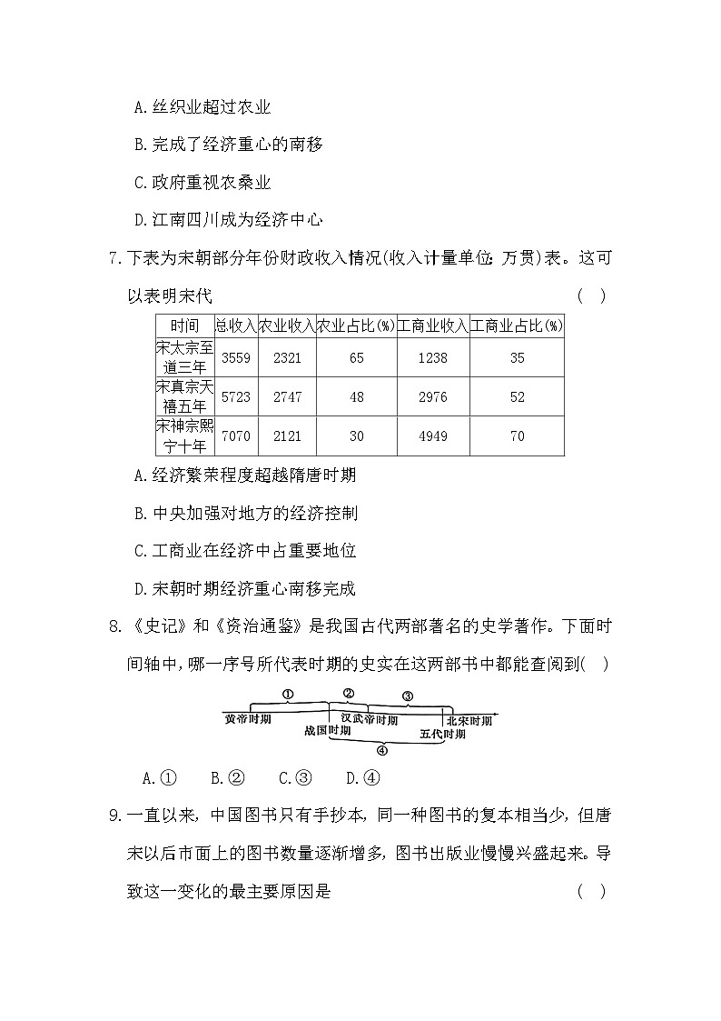 安徽省阜阳市南京路附属中学2022-2023学年下学期期末七年级历史考试卷+第3页