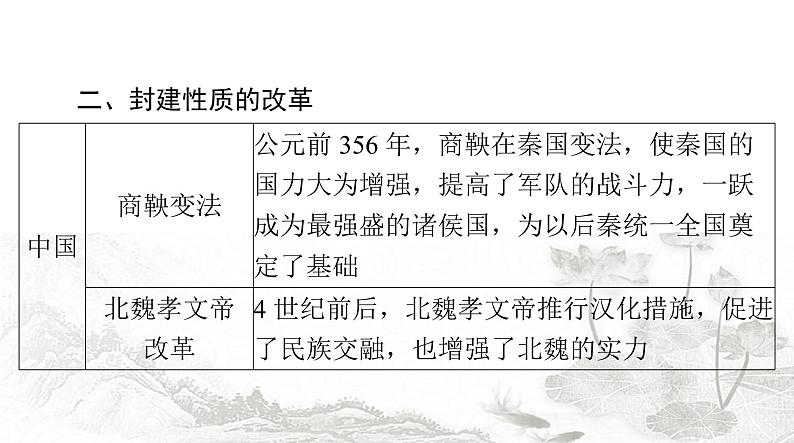 中考历史复习专题七中外历史上的重大改革课件03
