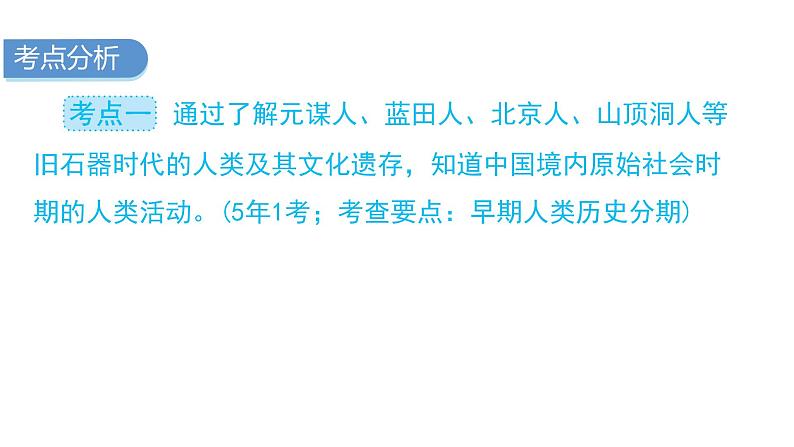 中考历史复习教材基础第一单元史前时期：中国境内早期人类与文明的起源课件03