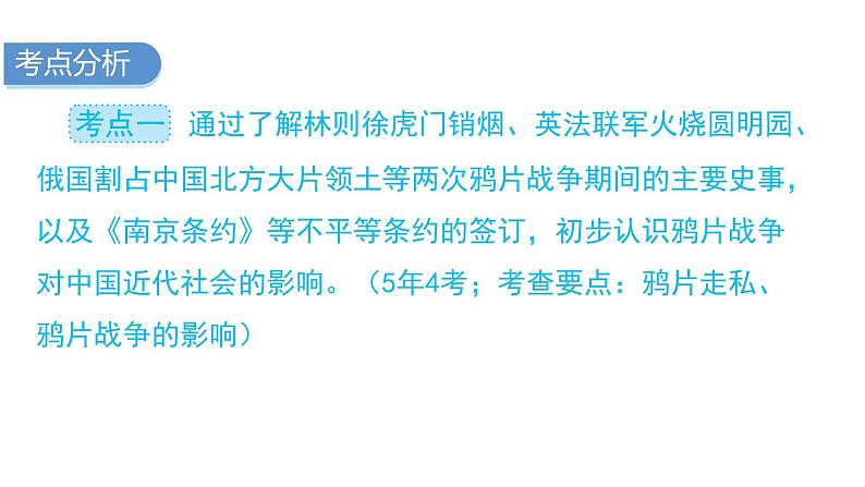 中考历史复习中国近代史第一单元晚清时期的内忧外患与救亡图存课件03