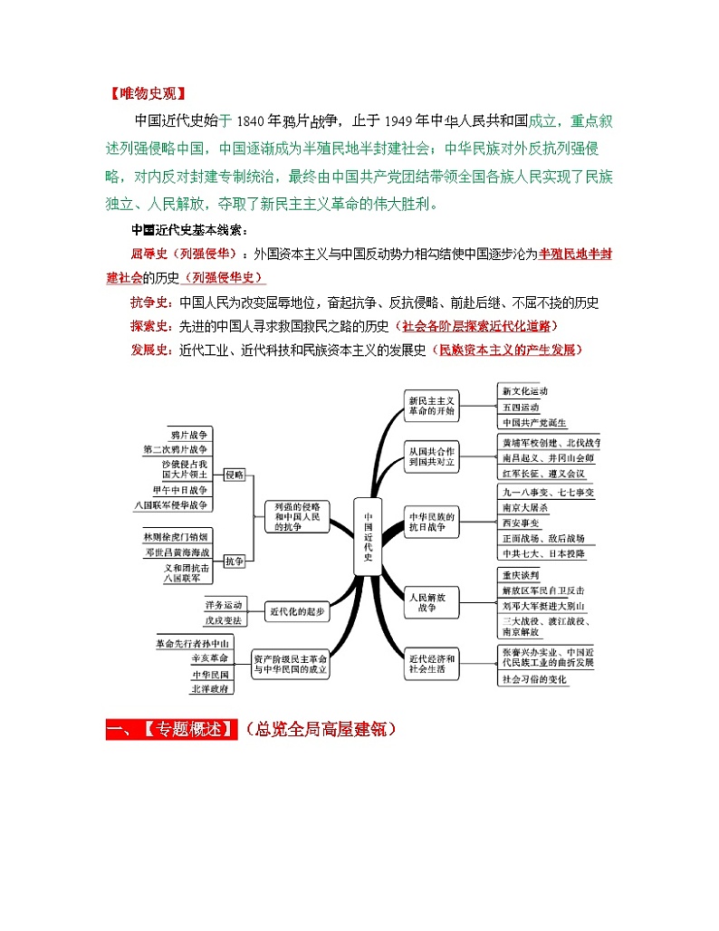 最新中考历史一轮讲通练透  专题08  中国开始沦为半殖民地半封建社会 （全国通用）02