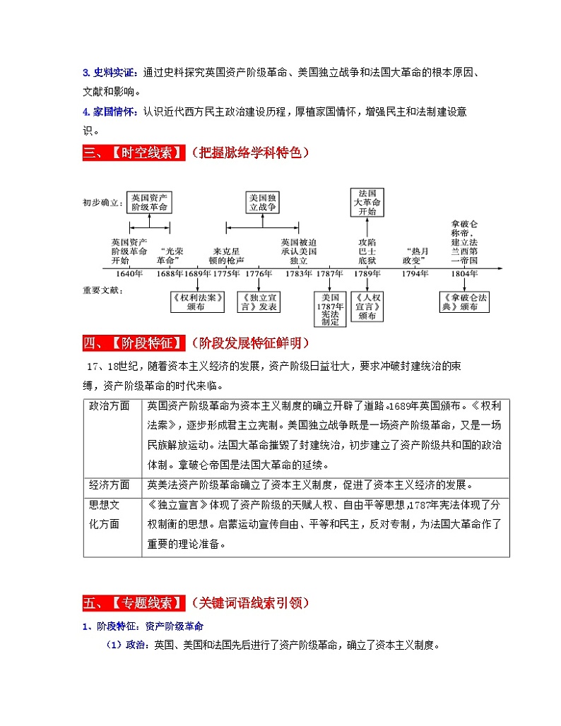 专题25  资本主义制度的初步确立（解析版） （全国通用）第3页