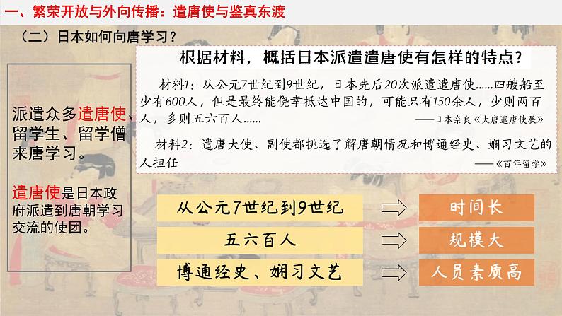 1.4 唐朝的中外文化交流 课件 2023-2024学年统编版七年级历史下册第8页