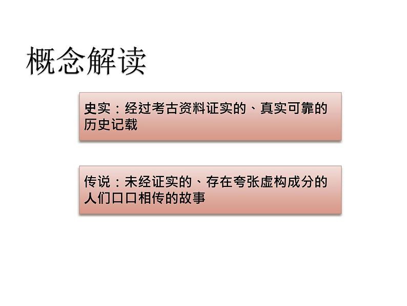 2023-2024学年部编版七年级上册历史课件 第3课  远古的传说第3页