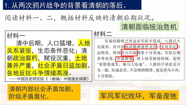 主题1  两次工业革命与近代中国-2024年中考历史一轮大单元复习课件（部编版）第6页