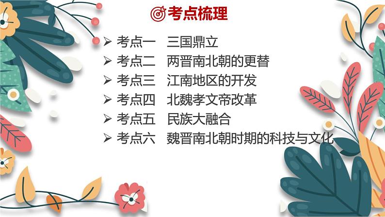 主题4  三国两晋南北朝时期：政权分立与民族交融-2024年中考历史一轮大单元复习课件（部编版）04