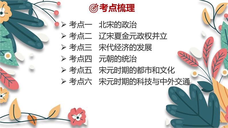 主题6  辽宋夏金元时期：民族关系发展和社会变化-2024年中考历史一轮大单元复习课件（部编版）第5页