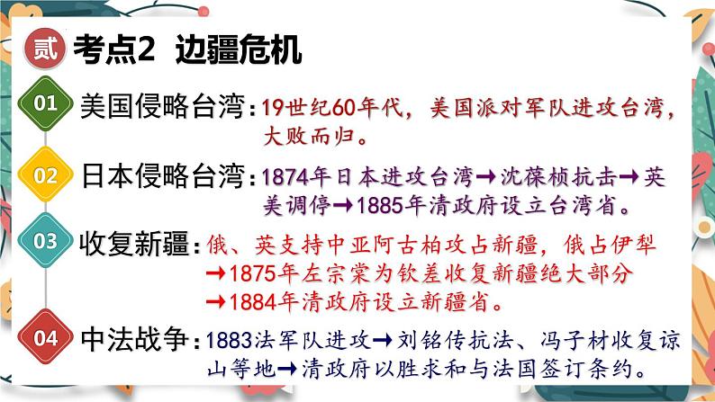 主题9  近代化的早期探索与民族危机的加剧-2024年中考历史一轮大单元复习课件（部编版）08