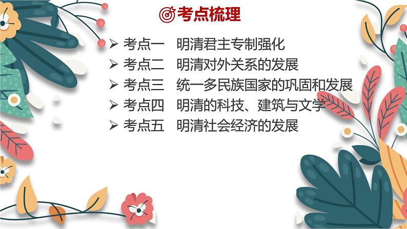 主题7  明清时期：统一多民族国家的巩固与发展-2024年中考历史一轮大单元复习课件（部编版）05